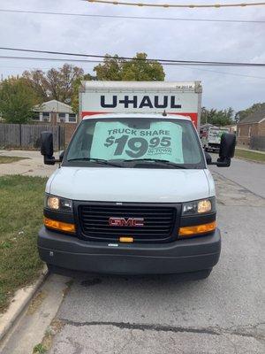 Servicing the community with UHAUL equipment.