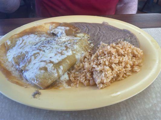 Enchiladas plate