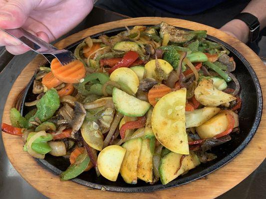 Vegetable fajitas