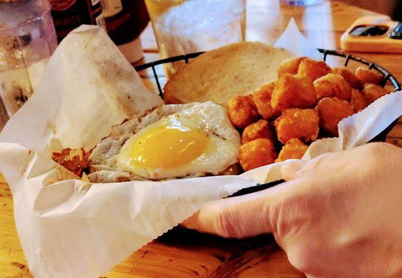 Sunny side up burger