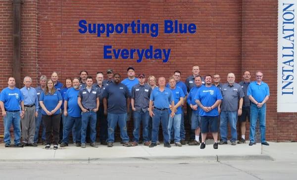 Supporting Blue Everyday