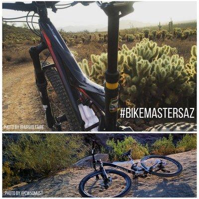 Share your bike photos or photos from out on the trail with us & you could win $25! Use the hashtag #BikeMastersAZ on social media!