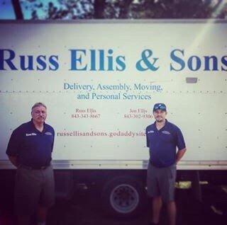 Russ Ellis (father) and Jon Ellis (son) headed to work for a day full of furniture deliveries!