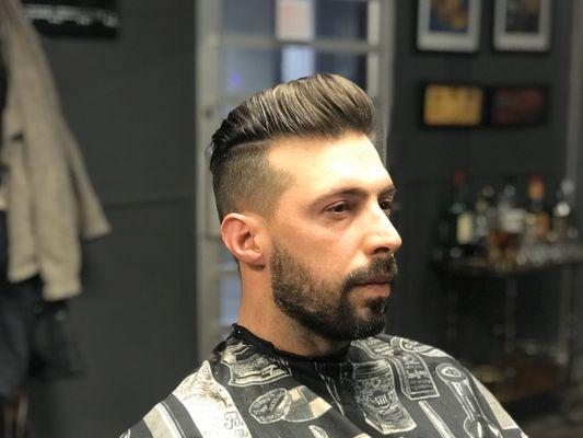 Undercut pompadour by Sebastian.