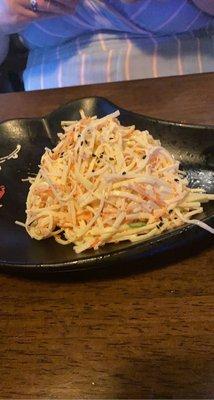 Kani kappa salad. Imitation crab, cucumbers, spicy mayo sauce