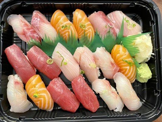 Sushi Deluxe, 18 pieces premium sushi, $28.99