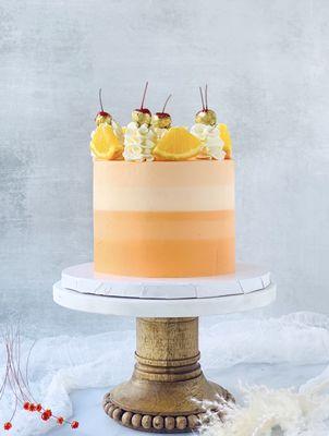 Orange creamsicle cake