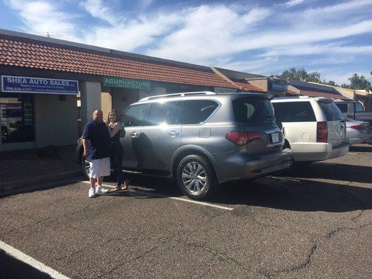 This wonderful couple just purchased 2 of our quality pre-owned SUVs today!