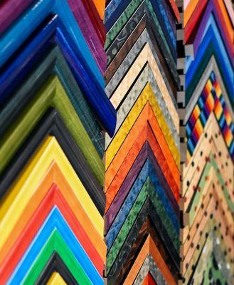 Looking for colorful ways to brighten up your home? Stop in for one of a kind, custom framing!