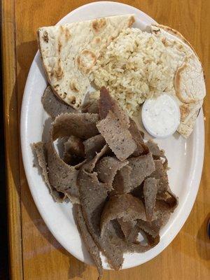 Gyro platter