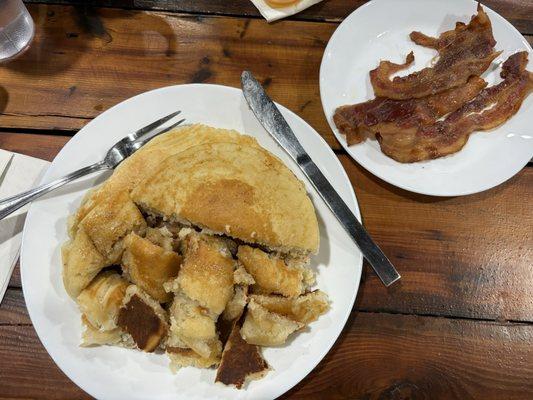 Pancakes and bacon