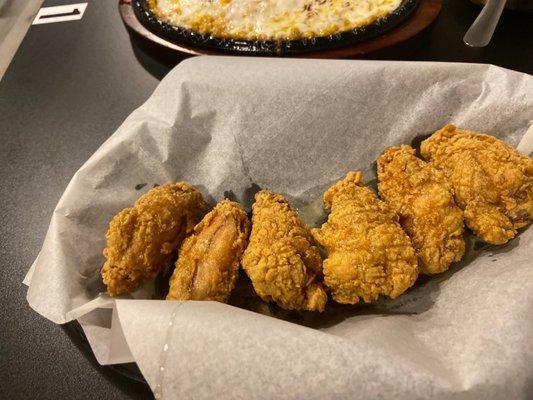 Honey garlic wings