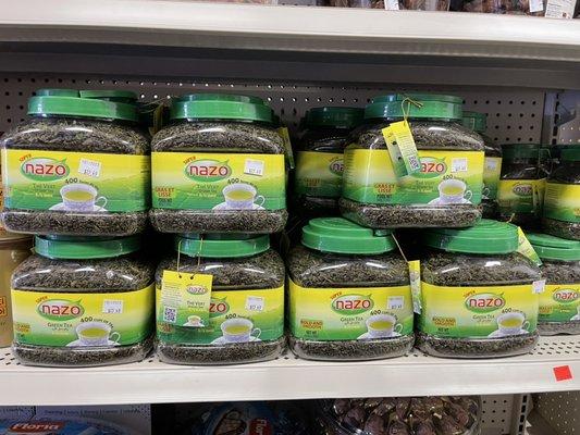 Nazo green tea available at ROZI food market