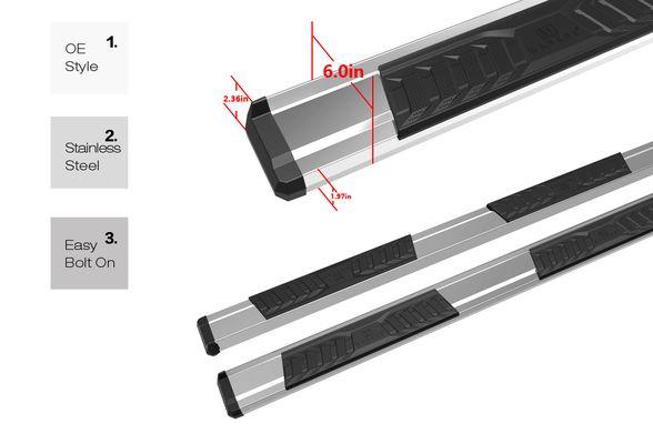 Stainless Steel Running Board S Type