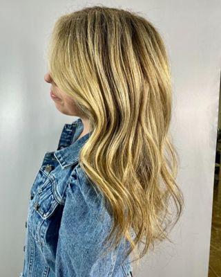 Beautiful blonde highlights