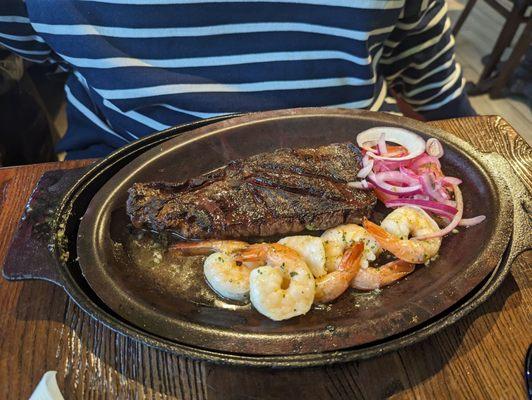 Steak and shrimp