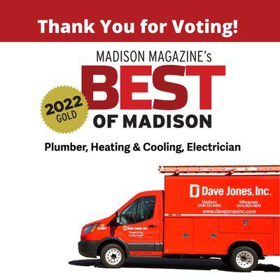 We are honored to have your vote as the BEST of Madison 2022!