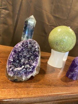 Amethyst geode and friends.