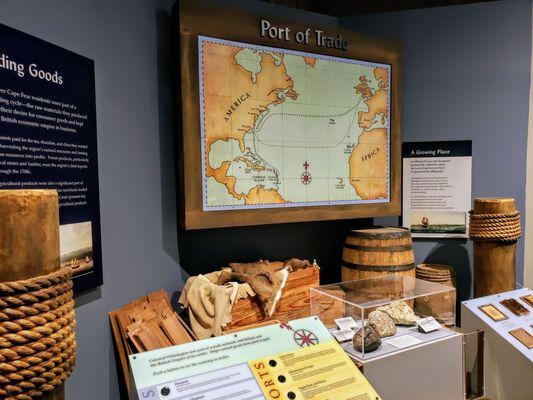 Display at Cape Fear Museum of History and Science