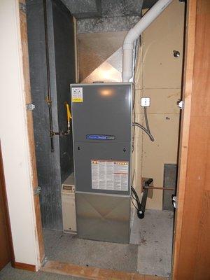 High Efficiency American Standard Furnace.