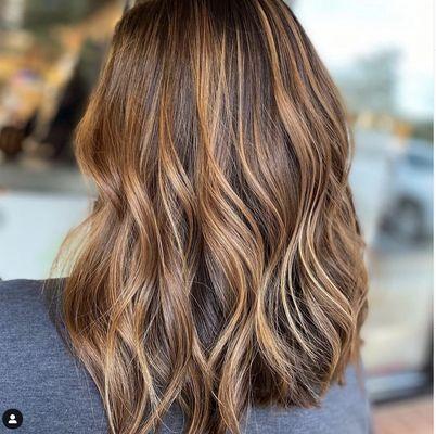 Color Blocking with Balayage Highlights