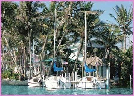 Sailboats are available for experienced sailors at this Fl. Keys vacation rental.