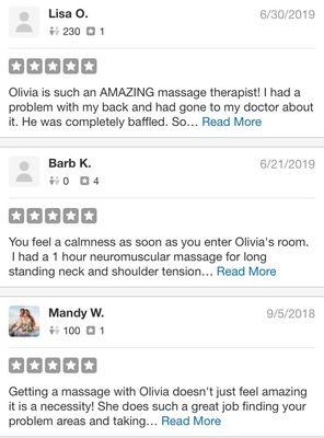 Reviews on Yelp.