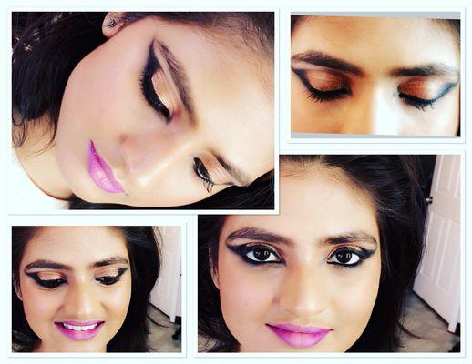 We do party makeup, prom night makeup, bridal makeup and many more