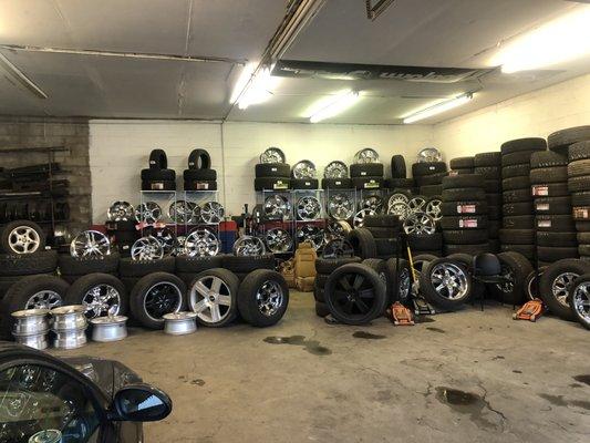 Verity of used wheels at great prices.