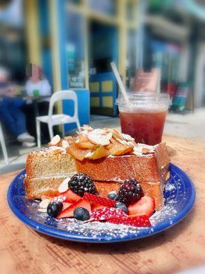 French Toast Breakfast; Iced Americano.