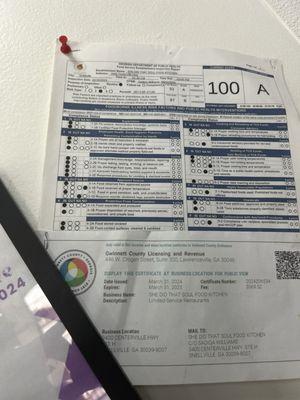 Health Score 1000 = A on 11/1/2024