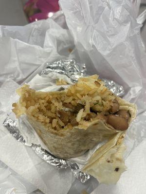 Carne asada burrito