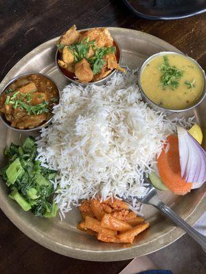 Chicken Thali