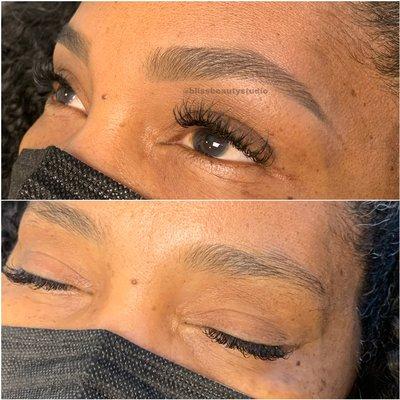 Brow wax & classic lashes