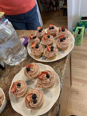 Sangria cupcakes