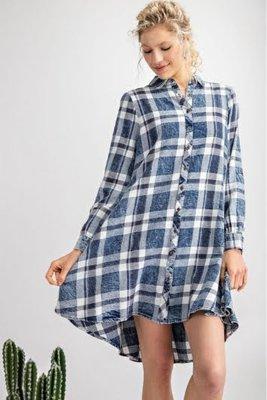 100% Cotton Plaid dress/jacket