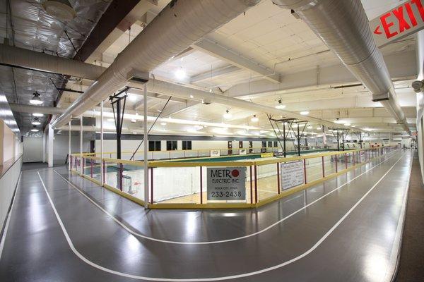 Upper deck indoor track