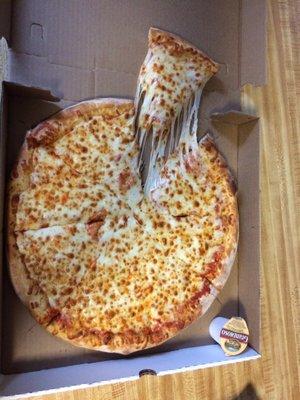 Large cheese pizza