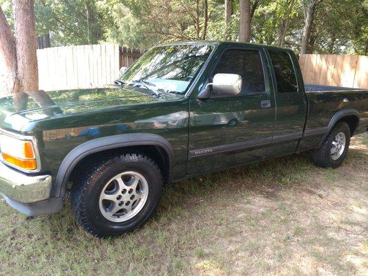 My 96 Dodge Dakota looks like new again. Will definitely be using his services again soon on the wife's car....