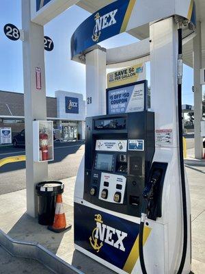 New gas pumps