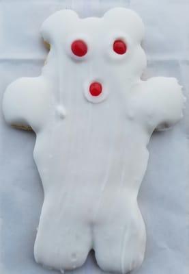 This teddy bear cookie,  $1.50.