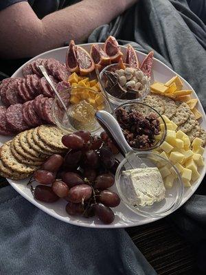 Cheese board built from purchases at Boulevard Marketplace