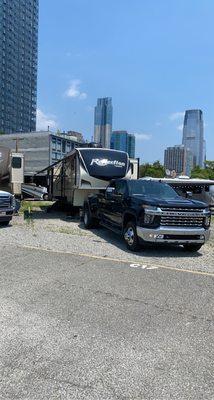 Campsite at Liberty Harbor RV