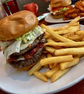 Jaw breaker burger , heavy and jaw opening burger was delicious