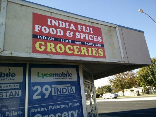 It used to be the fabric store.  It still has fabric in there.