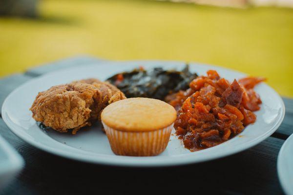 Best Fried Chicken and Collards