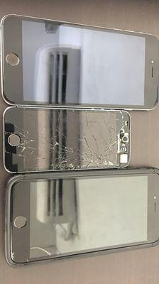 Water damage, screen replacement, charging port, front camera, back camera repair/replacement