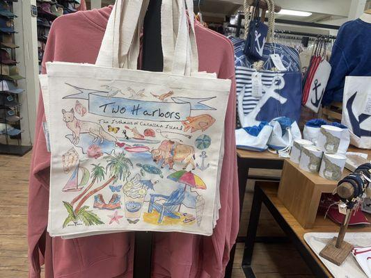 Cute Two Harbors tote bag