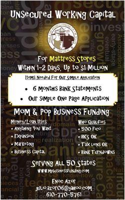 Mom & Pop Business Funding