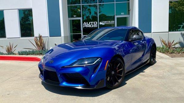 2023 Toyota Supra received our Premium Nano Ceramic Window Tint